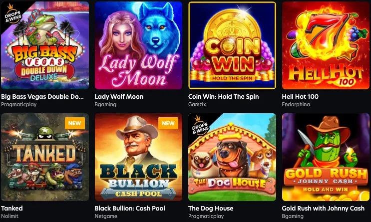 Neospin pokies games